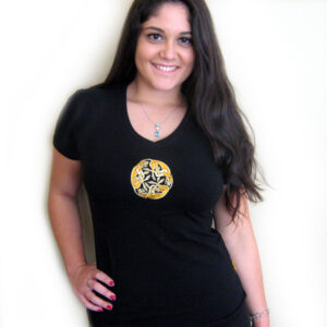 Celtic Embroidered Womens T-Shirts